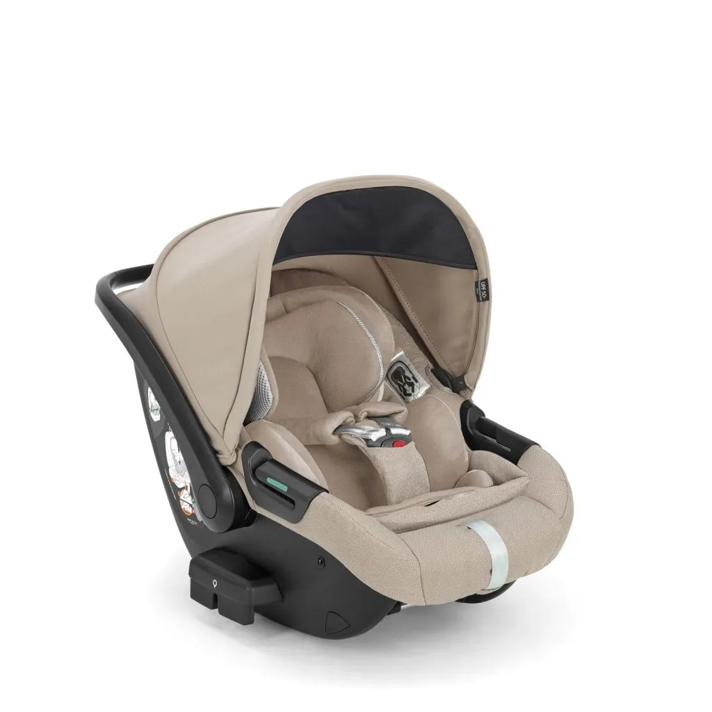 INGLESINA Aptica 5 Piece Travel Systems with Car Seat and 360 Rotating Isofix Base - Pashmina Beige