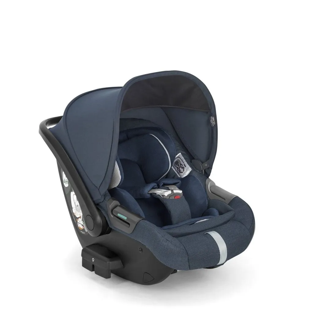 INGLESINA Aptica 5 Piece Travel Systems with Reclining Car Seat and 360 Rotating Isofix Base - Resort Blue