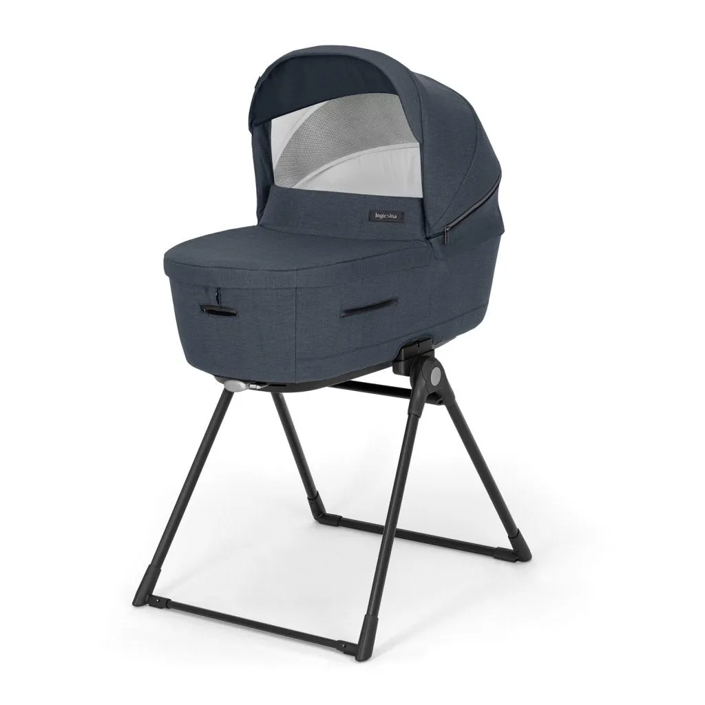 INGLESINA Aptica 5 Piece Travel Systems with Reclining Car Seat and 360 Rotating Isofix Base - Resort Blue
