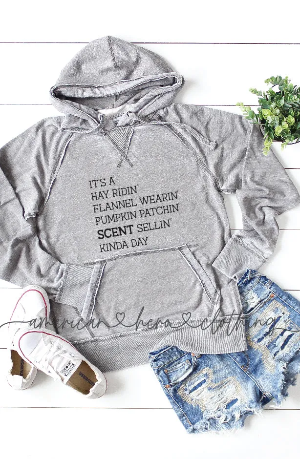It's a Hay Ridin' Kinda Day Vintage Fleece Hoodie