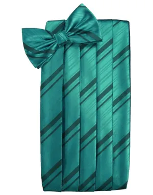 Jade Kids Striped Satin Cummerbund