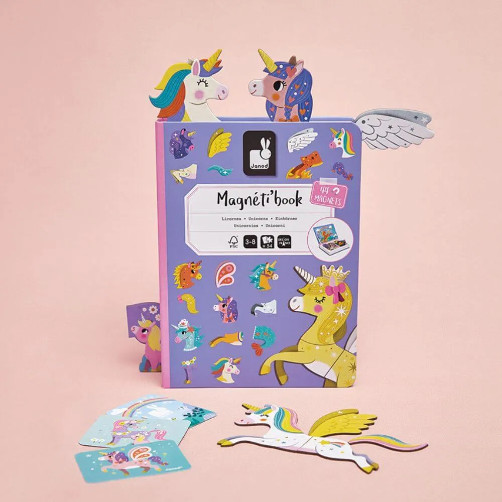 Janod Unicorn Magnetibook