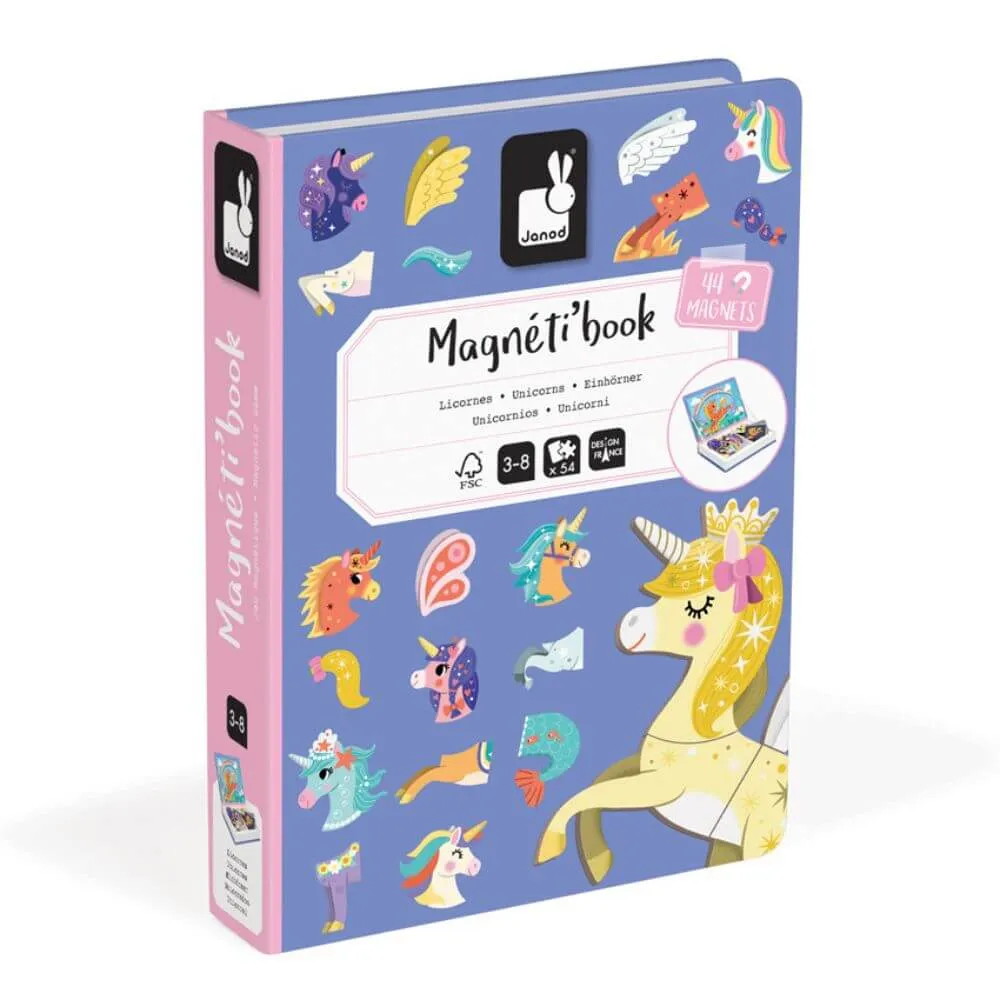 Janod Unicorn Magnetibook