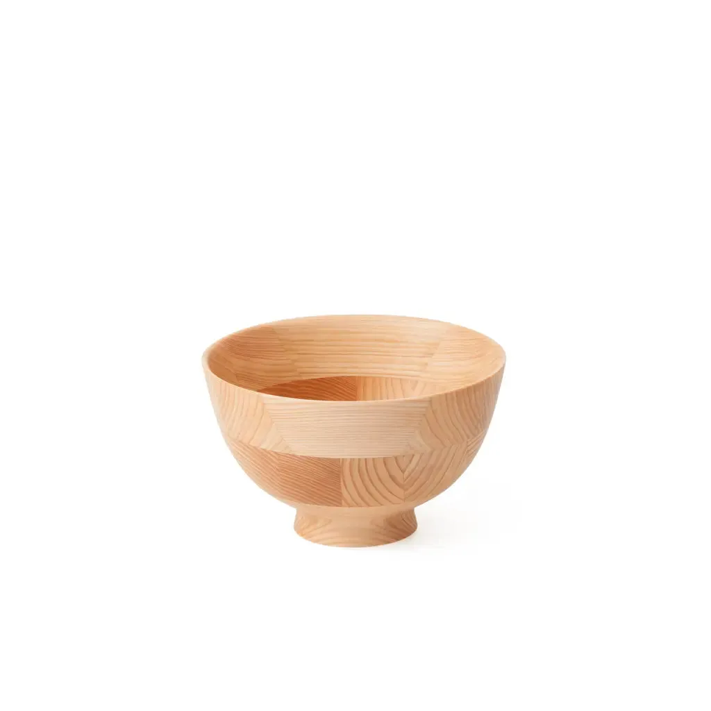Japanese Cypress Rice Bowl - 5.9x3.5in | 15x9cm (ØxH) (108)