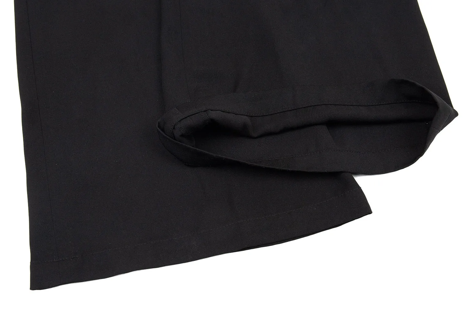 Jean-Paul GAULTIER PARIS. FEMME Cut Pocket Design Black Wide Pants