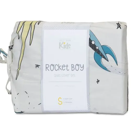 Jelly Bean Kids ROCKET BOY Quilt Cover Set