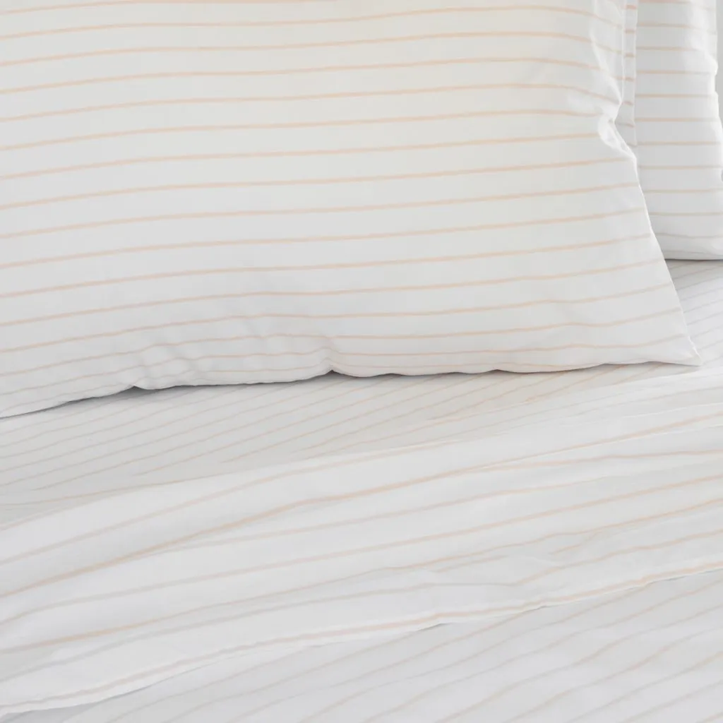 Jelly Bean Stripe Printed Sheet Set - Watermelon