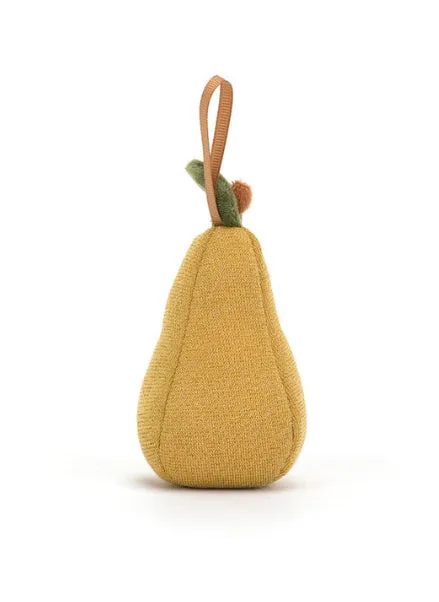 JELLYCAT FESTIVE FOLLY PEAR ORNAMENT