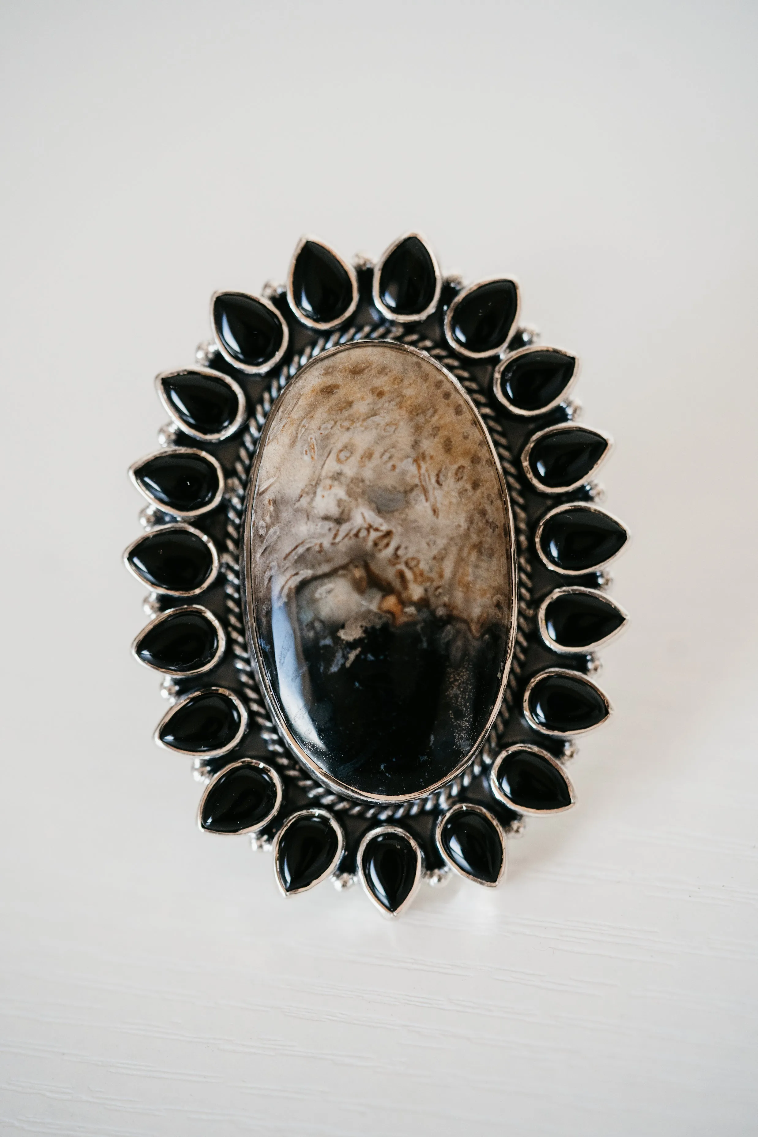 Keenan Ring | Petrified Palm Wood