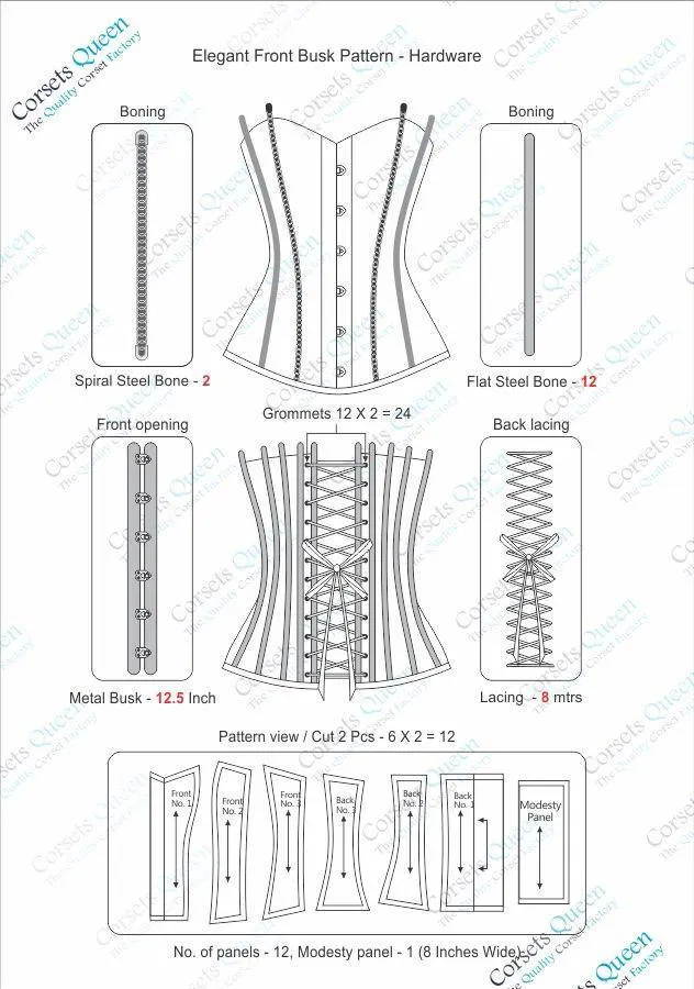 Kennedy Overbust Couture Corset