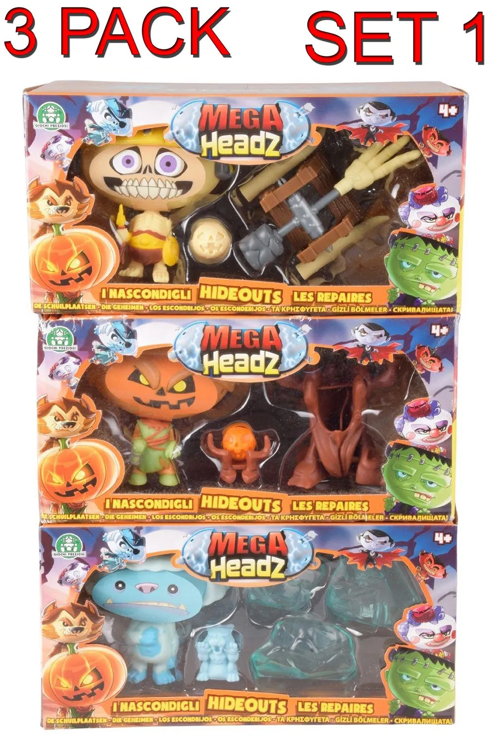 Kids Mega Heads Monster Toys