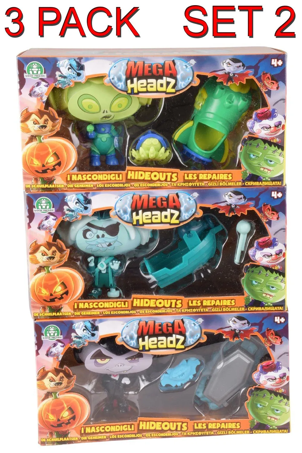 Kids Mega Heads Monster Toys
