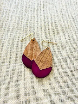 Kiyara Teardrops  {berry}