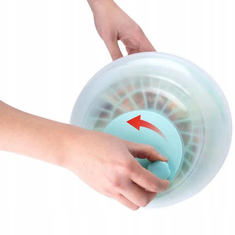 Large Plastic Salad Spinner Bowl