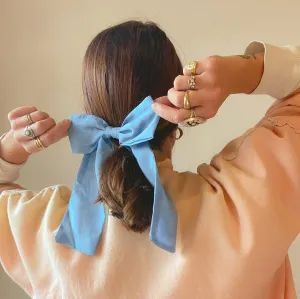 Large Silk Hair Bows