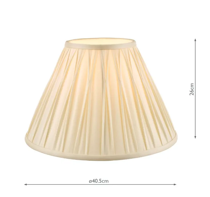 Laura Ashley Fenn Silk Shade Ivory 16'' LA3230627-Q