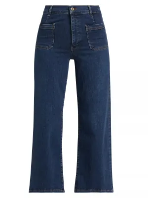 Le Slim Palazzo Bardot Pocket Cursive
