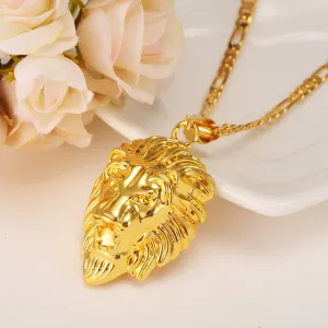Lenore James 14 k Yellow Gold Lion Pendant