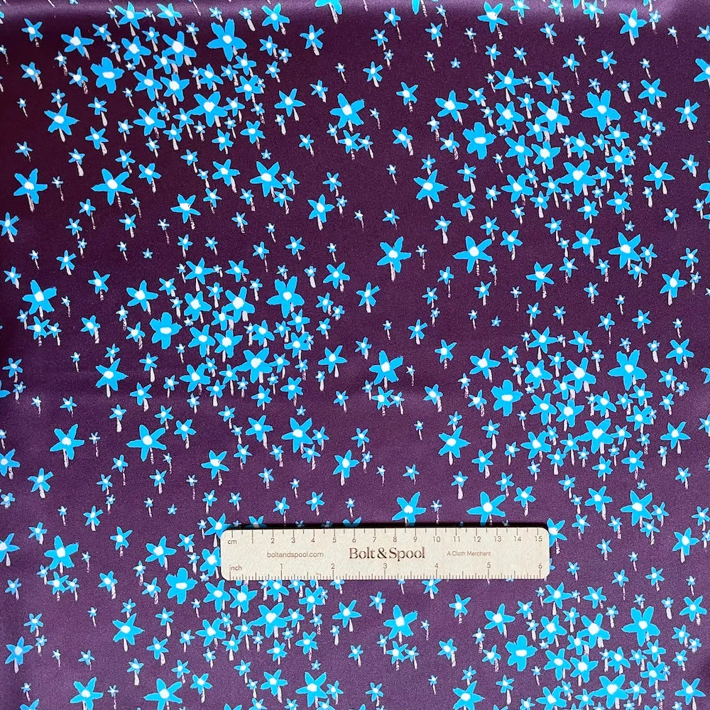 Liberty Fabrics Belgravia Silk Satin - Starry Night C