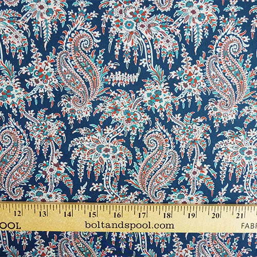 Liberty Fabrics Tana Lawn - Palm Paisley C