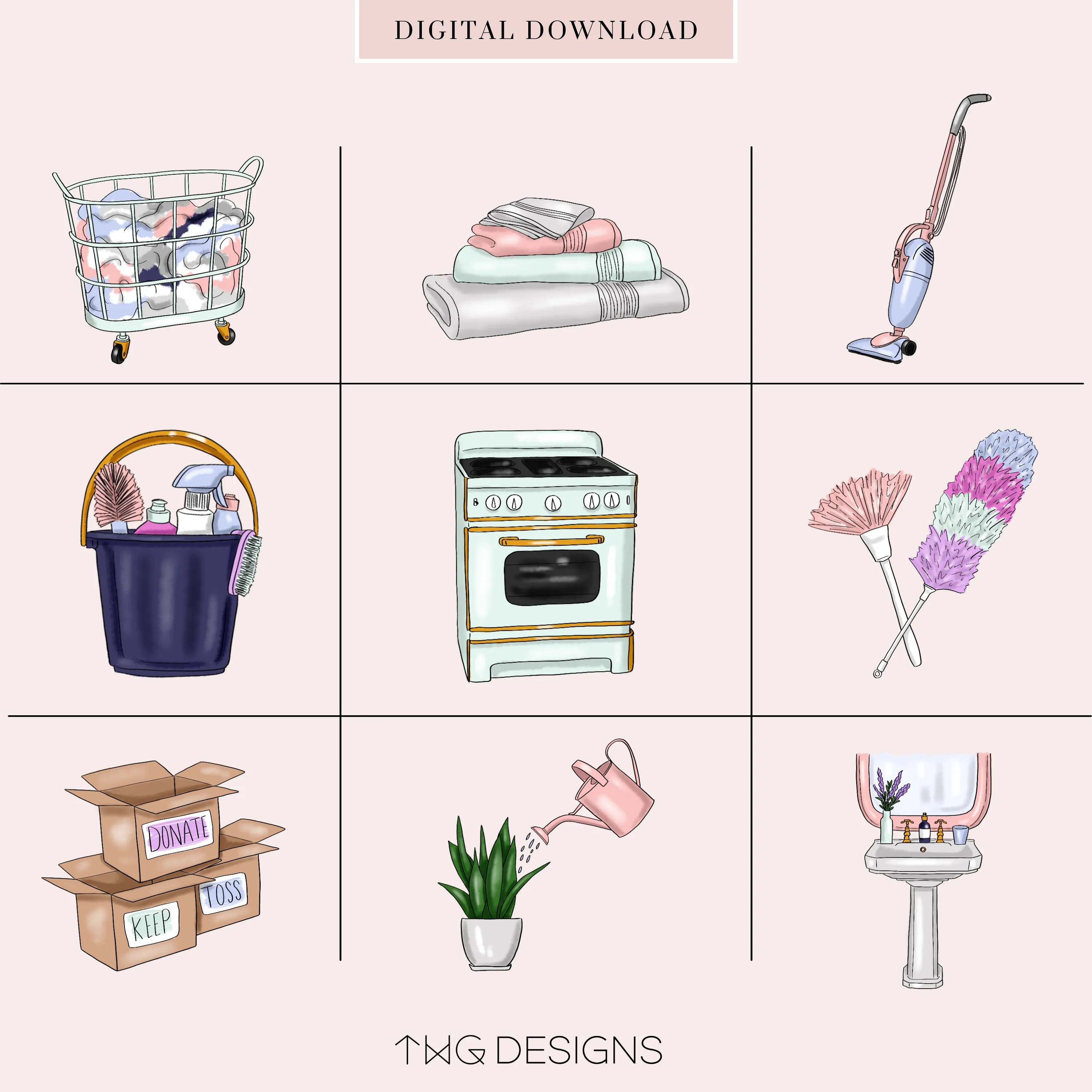 Life Planner To Do Icons - MEGA BUNDLE