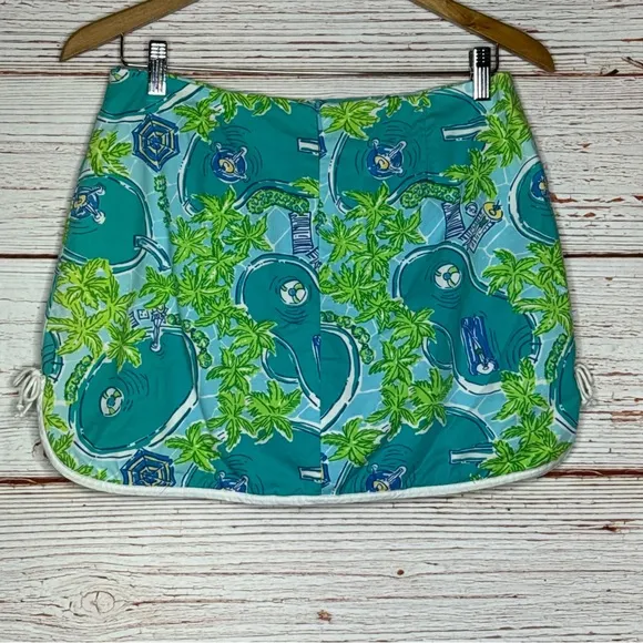 Lilly Pulitzer Vintage White Label Mini Skort Sz 4