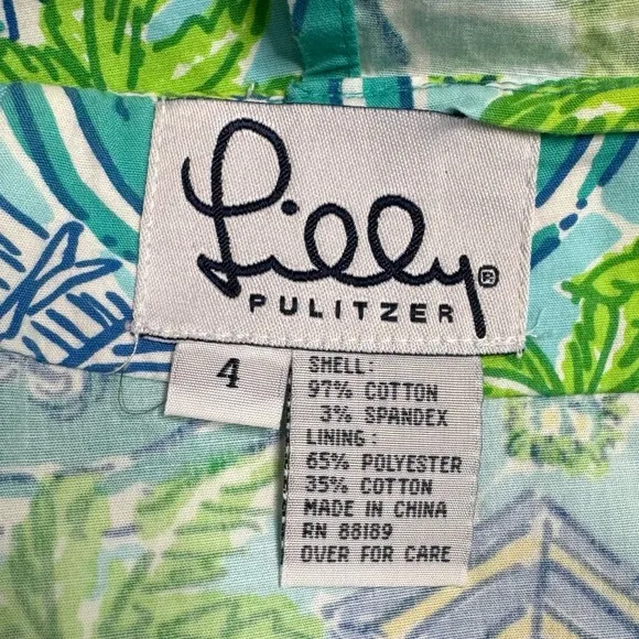 Lilly Pulitzer Vintage White Label Mini Skort Sz 4