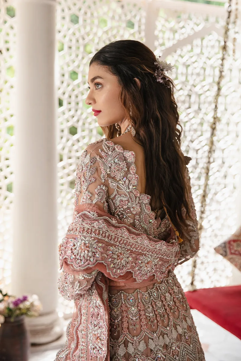 Long Tail Lehenga with Choli and Dupatta Bridal Dress