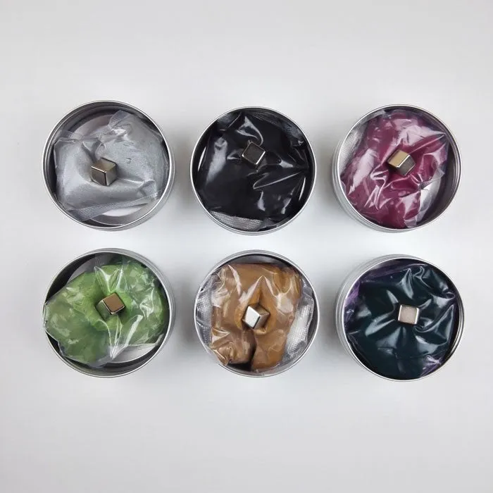 Magic Plasticine Magnetic Thinking Funny Silly Putty Ferrofluid Magnet Mud Creative Liquid Magnetic Mud Handgum Gifts Decoration