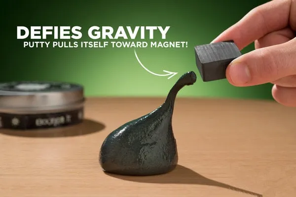 Magic Plasticine Magnetic Thinking Funny Silly Putty Ferrofluid Magnet Mud Creative Liquid Magnetic Mud Handgum Gifts Decoration