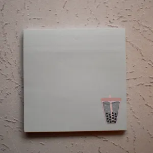 Matcha Boba Sticky Notepad