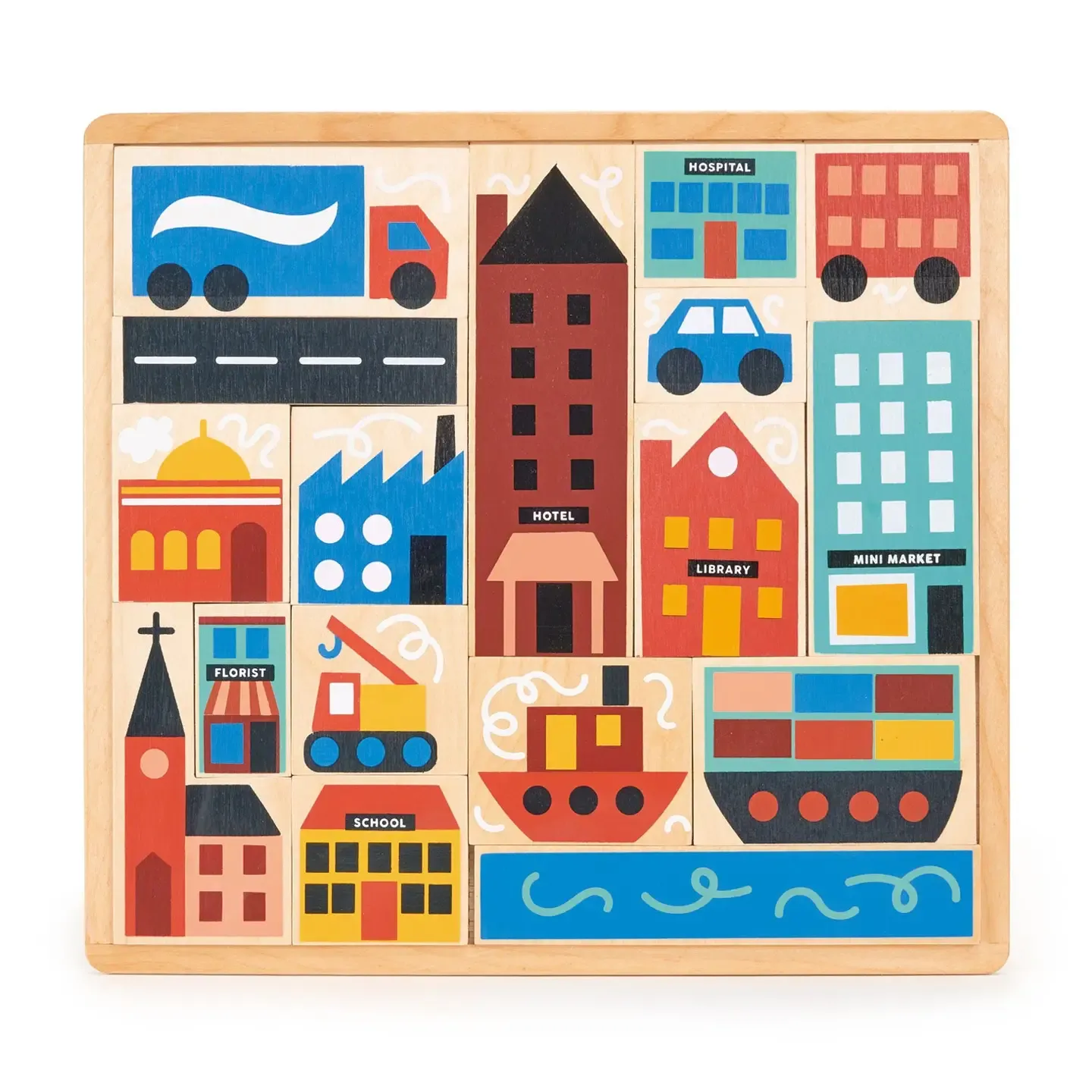 Mentari Town Puzzle