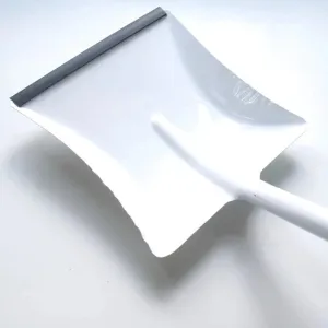 Metal Dust Pan with Rubber Lip