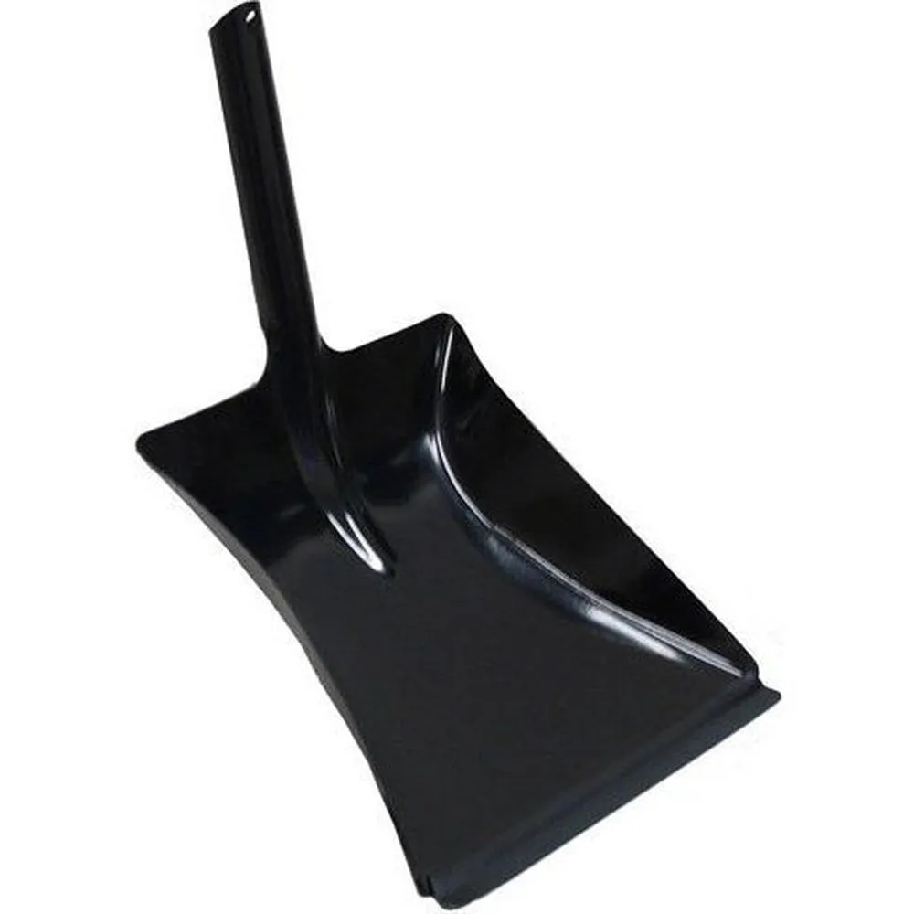 Metal Dust Pan with Rubber Lip