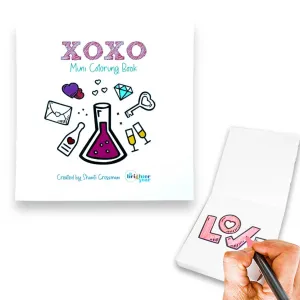 Mini XOXO Valentine Coloring Book