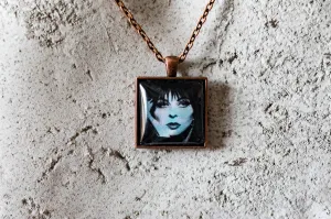 Mistress of the Dark Cabochon Necklace