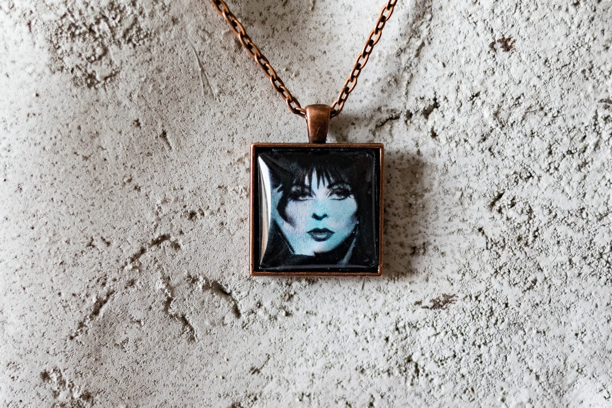 Mistress of the Dark Cabochon Necklace