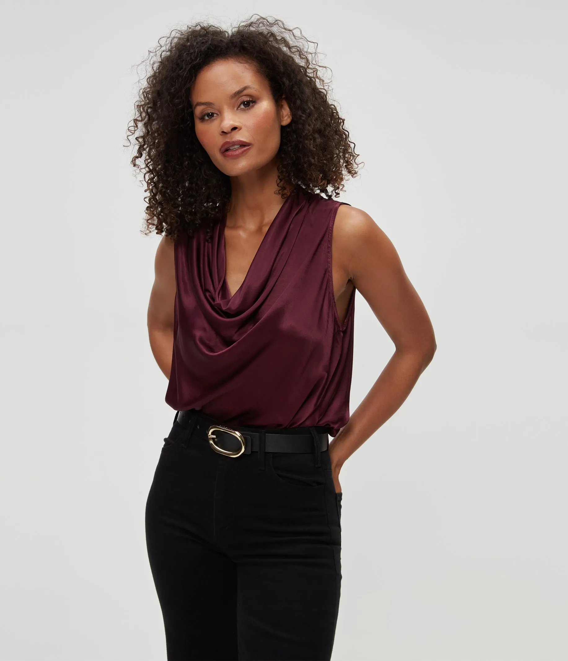 Mitzi Cowl Neck Top