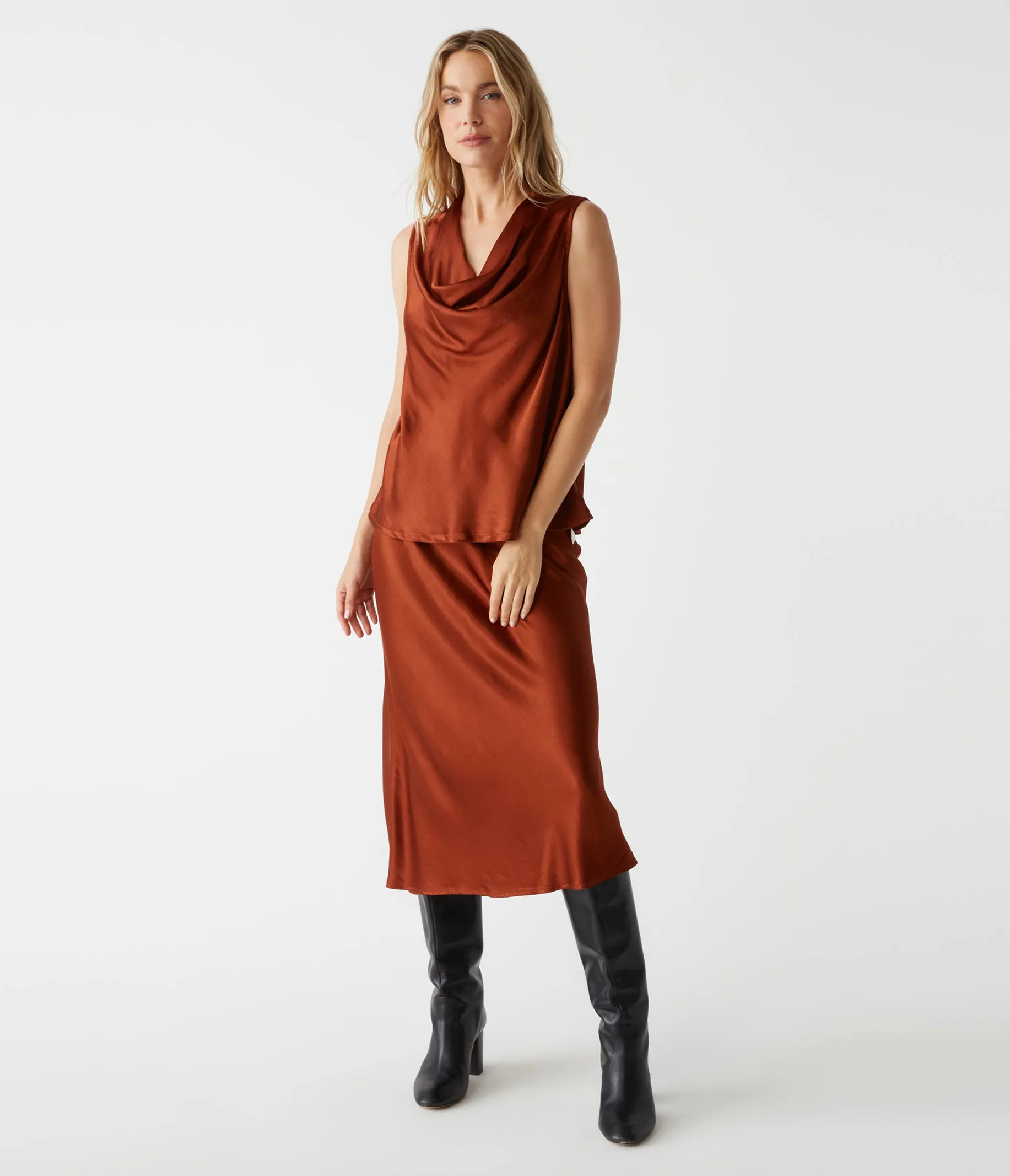 Mitzi Cowl Neck Top