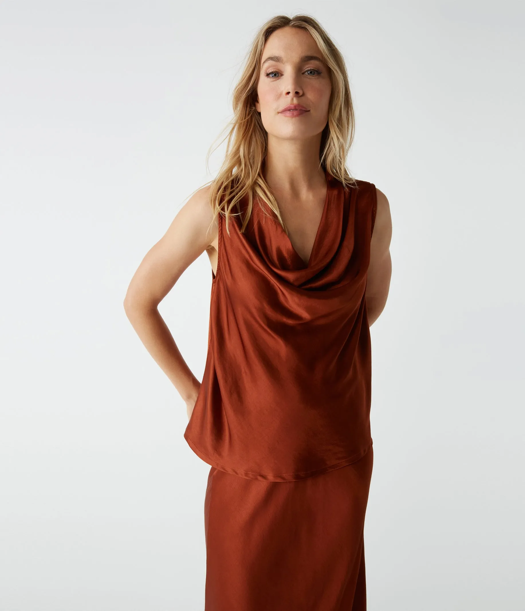 Mitzi Cowl Neck Top