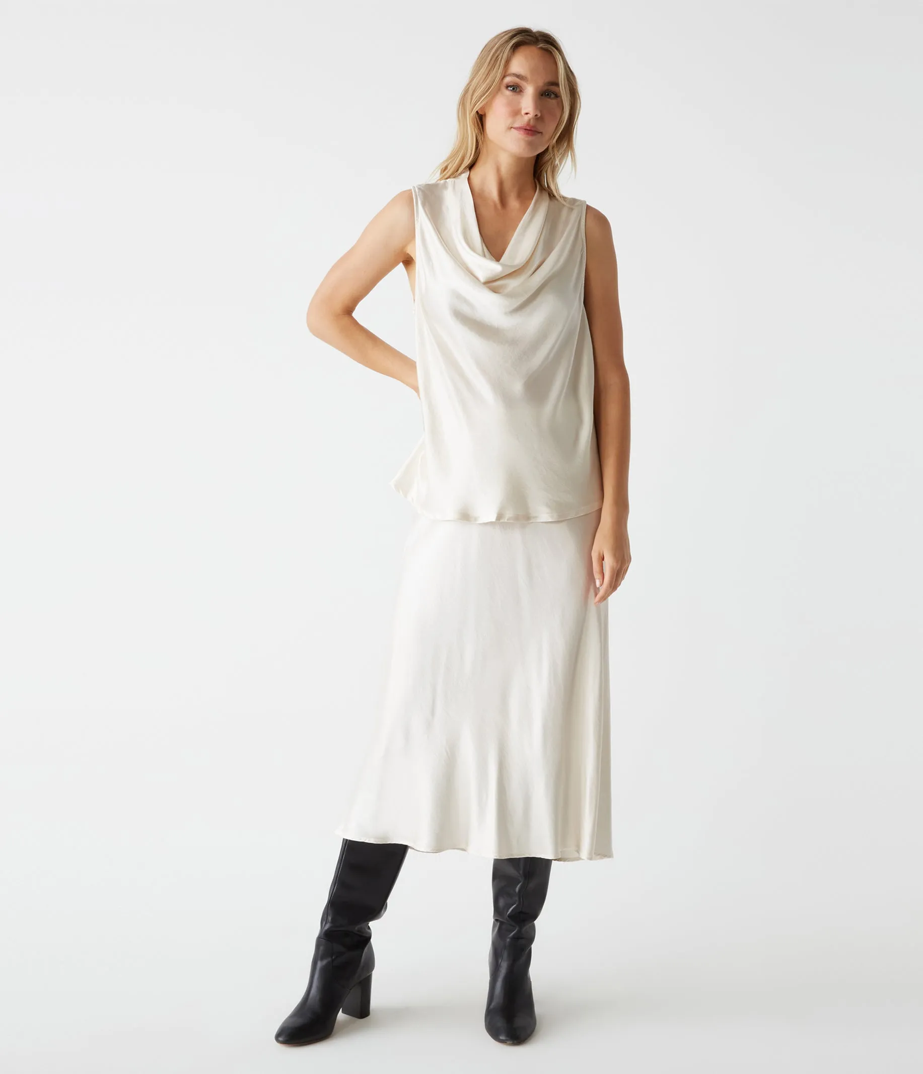 Mitzi Cowl Neck Top