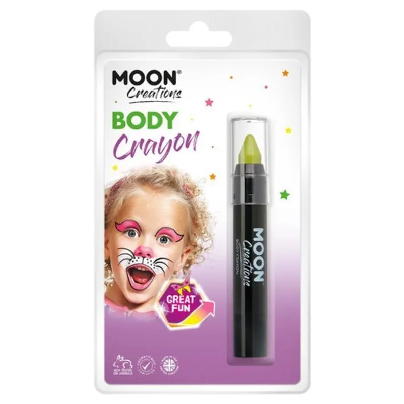 Moon Creations Body Crayons, Lime Green