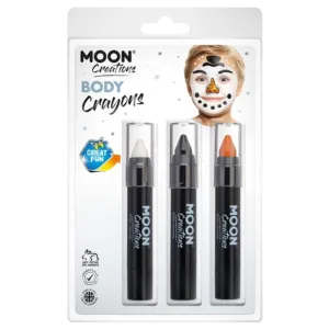 Moon Creations Body Crayons, Snowman