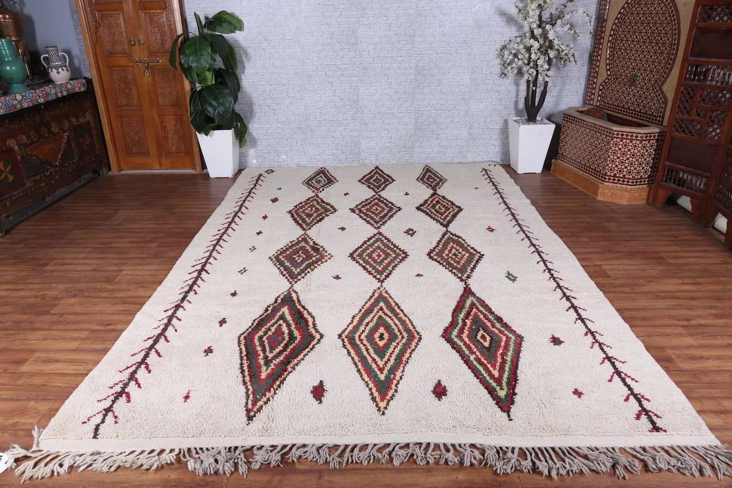 Moroccan Berber Rug -  Azilal Handmade Rug - Custom Rug