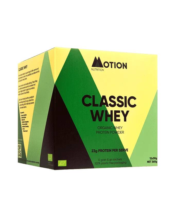 Motion Nutrition Classic Whey Protein Shake 12 x 30g