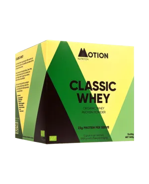 Motion Nutrition Classic Whey Protein Shake 12 x 30g