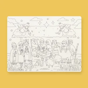 Nativity of Jesus {Colouring Mat}