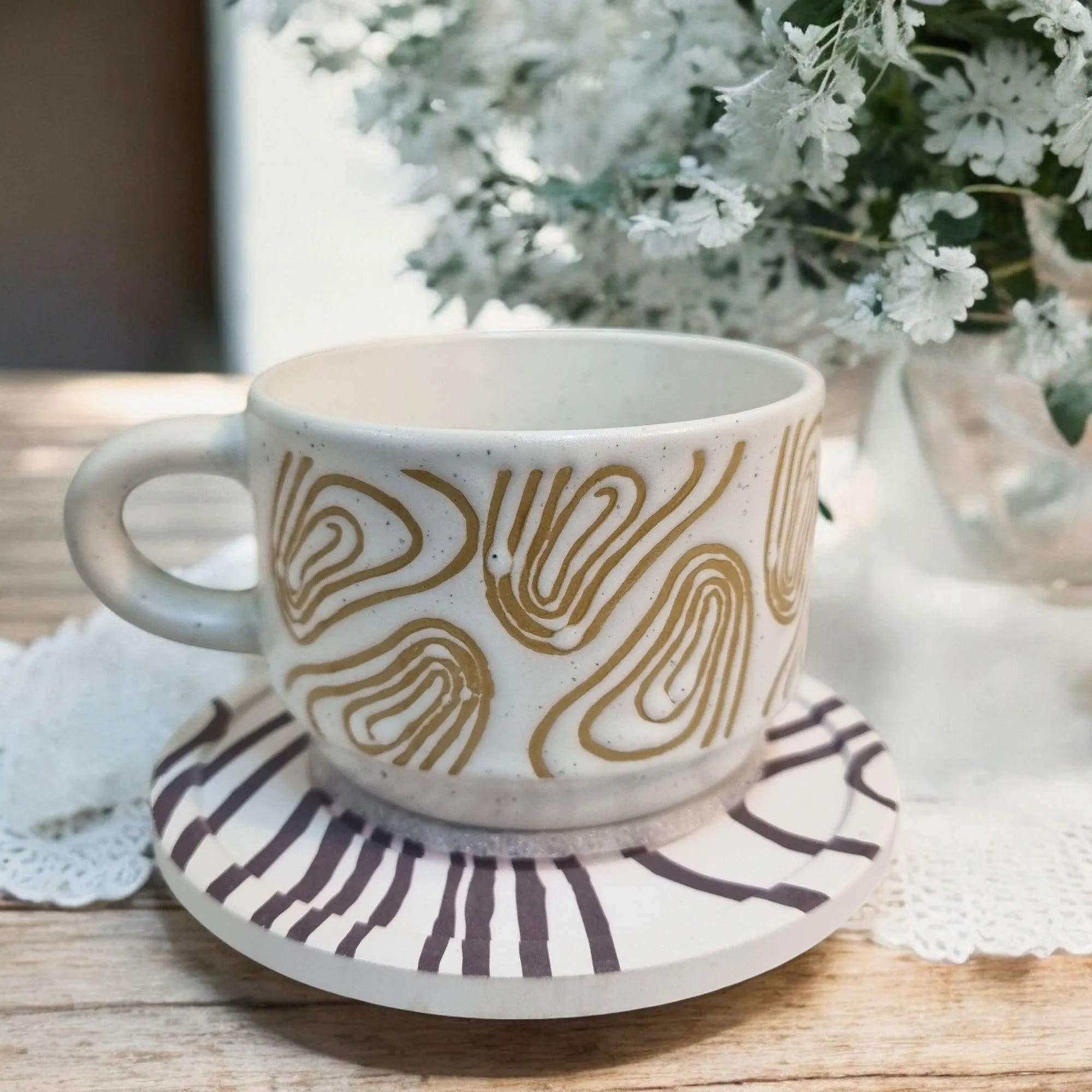 Nature Series - Ceramic Mugs with Coasters