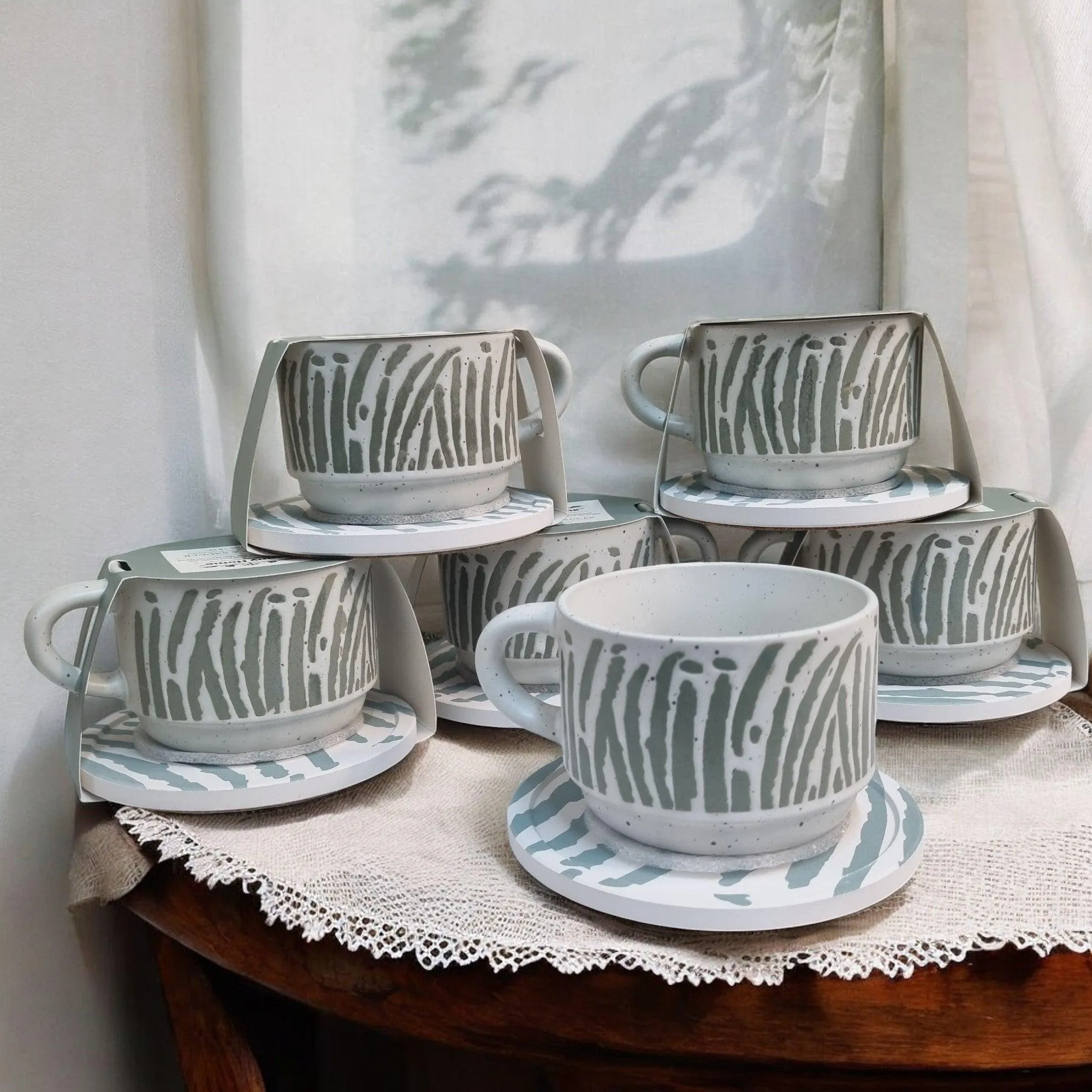 Nature Series - Ceramic Mugs with Coasters