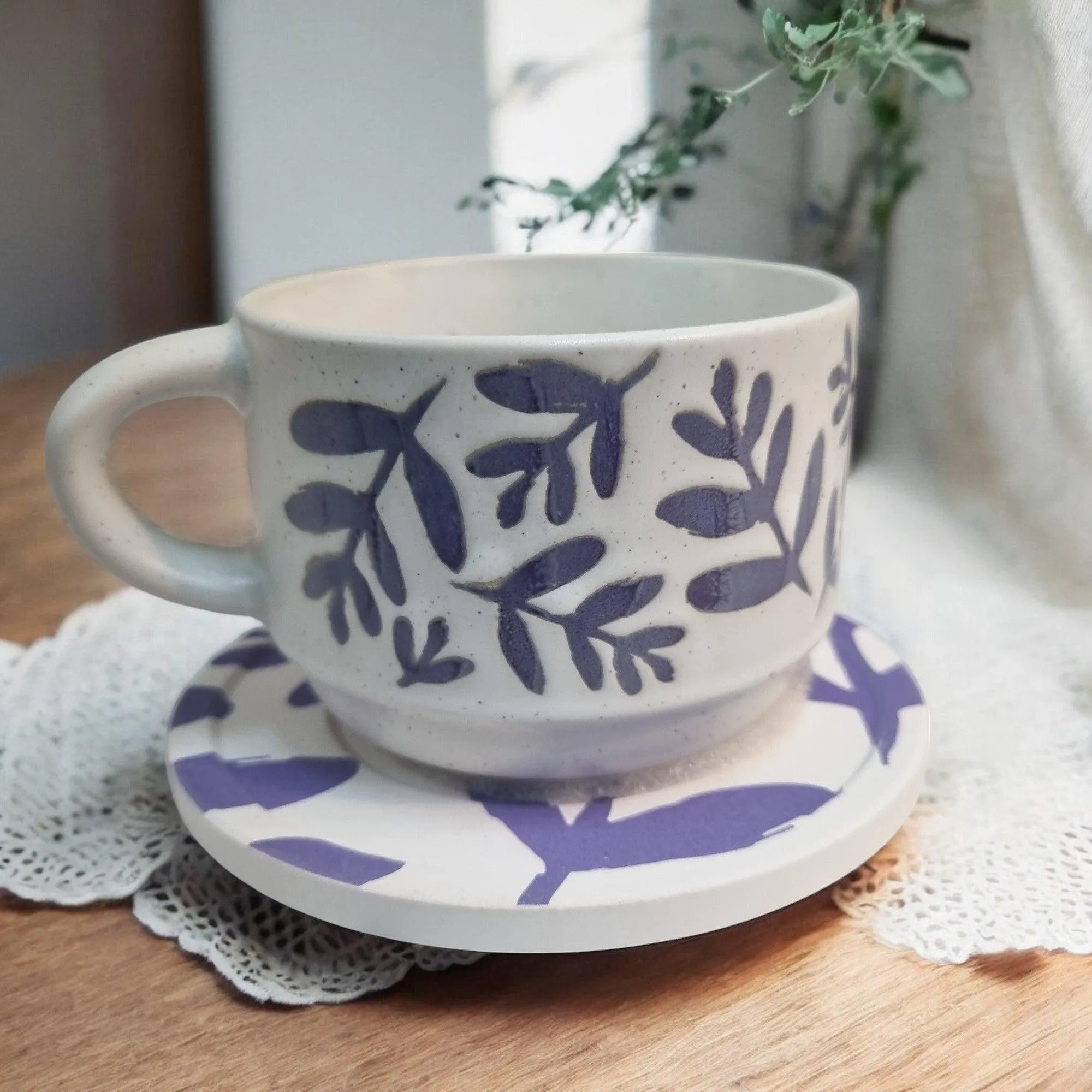 Nature Series - Ceramic Mugs with Coasters